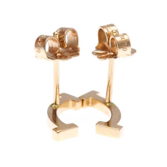 Tiffany Tiffany T Smile Earrings No Stone Pink Gold (18K) Stud Earrings Pink ...